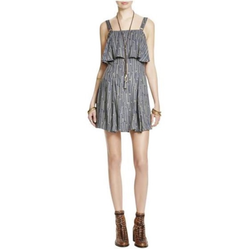 Women's Free People, style  Paper Flowers sleeveless Dres with straps,sz 12